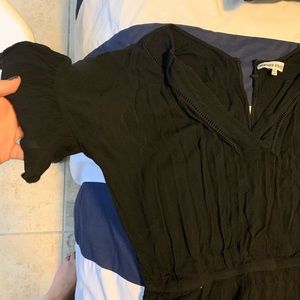 black romper dress